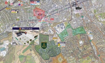 1001 W Market St, York, PA - Aerial  map view