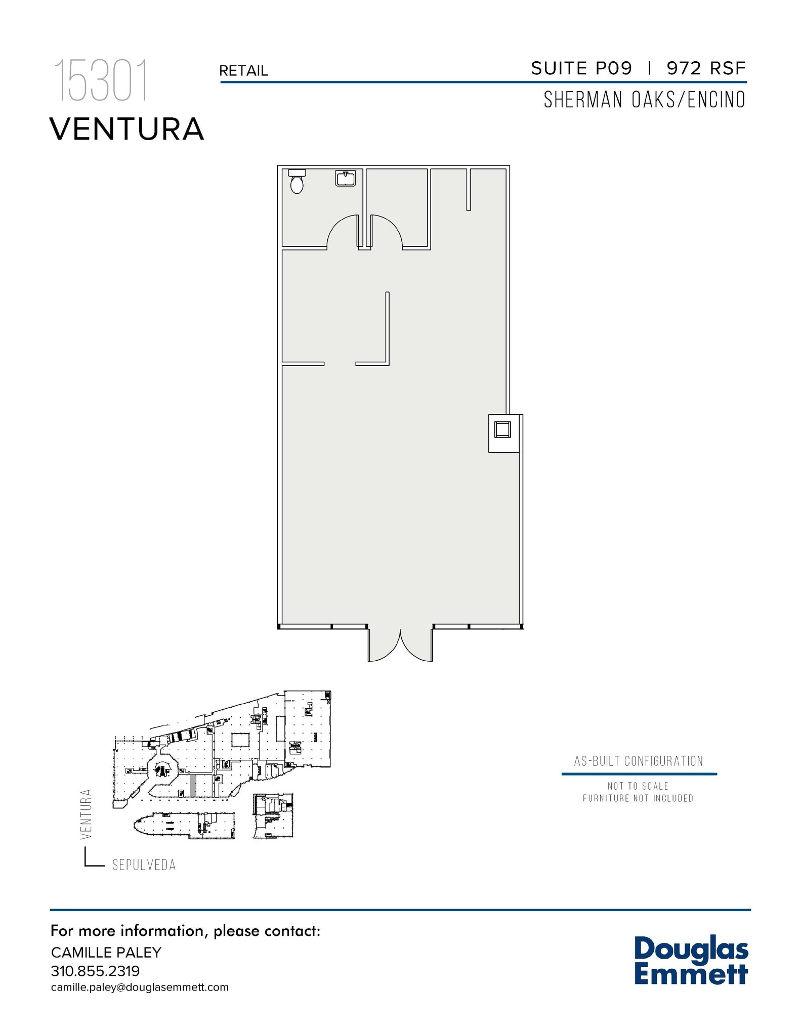 15301 Ventura Blvd, Sherman Oaks, CA à louer Plan d’étage- Image 1 de 1