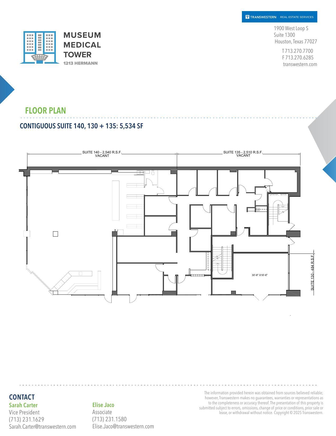 1213 Hermann Dr, Houston, TX for lease Floor Plan- Image 1 of 2