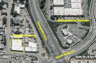 3420 S Brady Ct, Englewood, CO - Aerial  map view