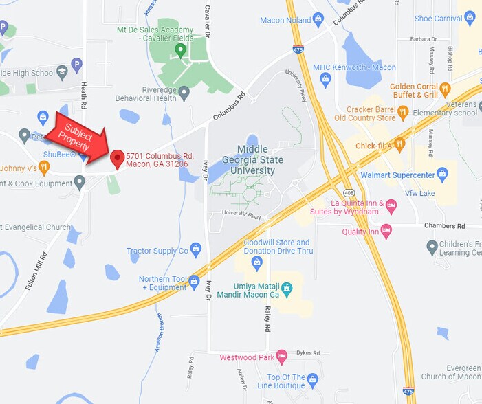 5701 Columbus Road, Macon-Bibb, GA à vendre - Photo du bâtiment - Image 2 de 2