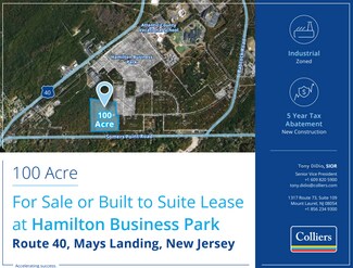 Plus de détails pour Route 40, Mays Landing, NJ - Terrain à vendre