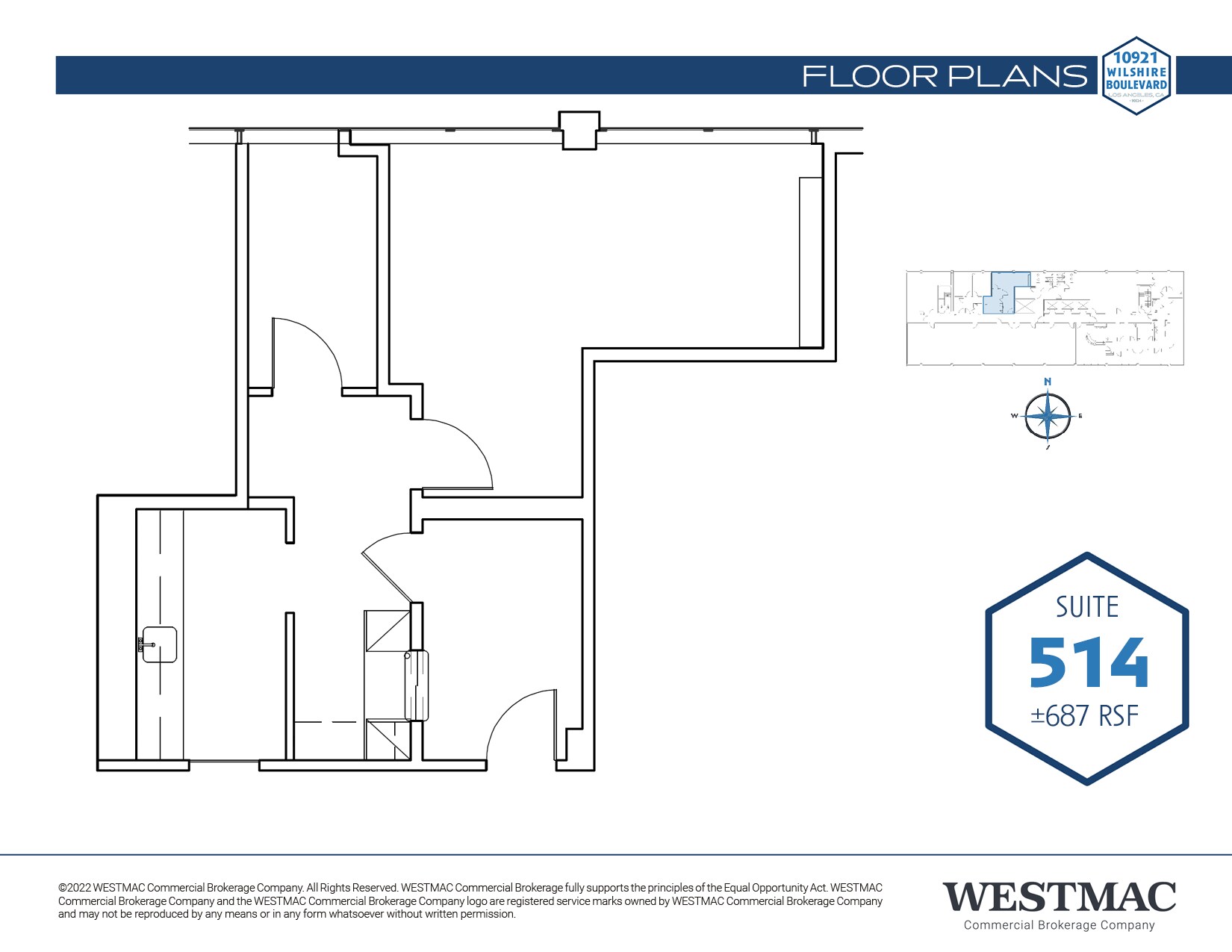 10921 Wilshire Blvd, Los Angeles, CA à louer Plan d  tage- Image 1 de 1