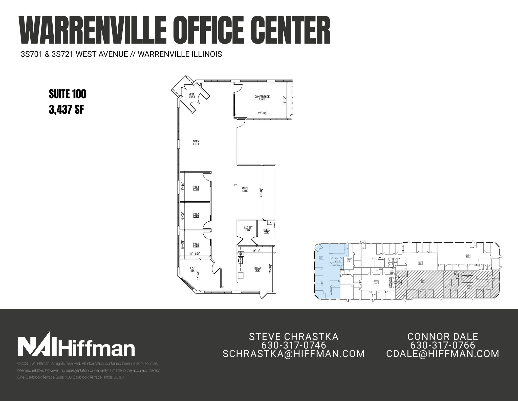 3S721 West Ave, Warrenville, IL for lease Interior Photo- Image 1 of 1