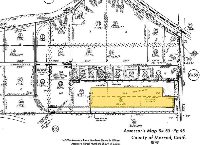 2777 N Highway 59, Merced, CA for lease - Plat Map - Image 3 of 3