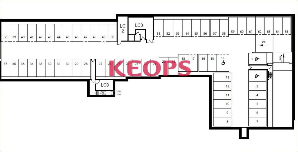 Retail in Toulouse for lease - Floor Plan - Image 2 of 6