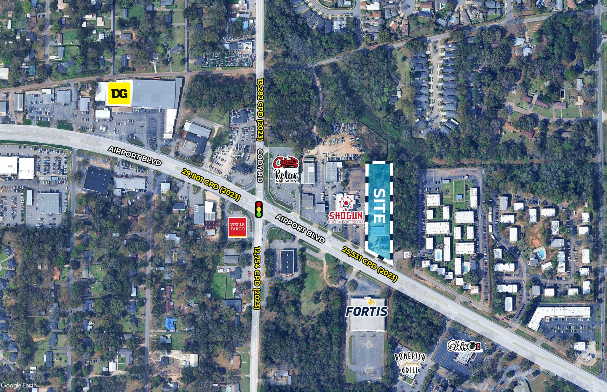 7032 Airport Blvd, Mobile, AL for lease Building Photo- Image 1 of 5