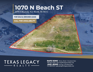 Plus de détails pour 1070 Beach st, Fort Worth, TX - Terrain à vendre