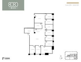 8080 N Central Expy, Dallas, TX à louer Plan d’étage- Image 2 de 2