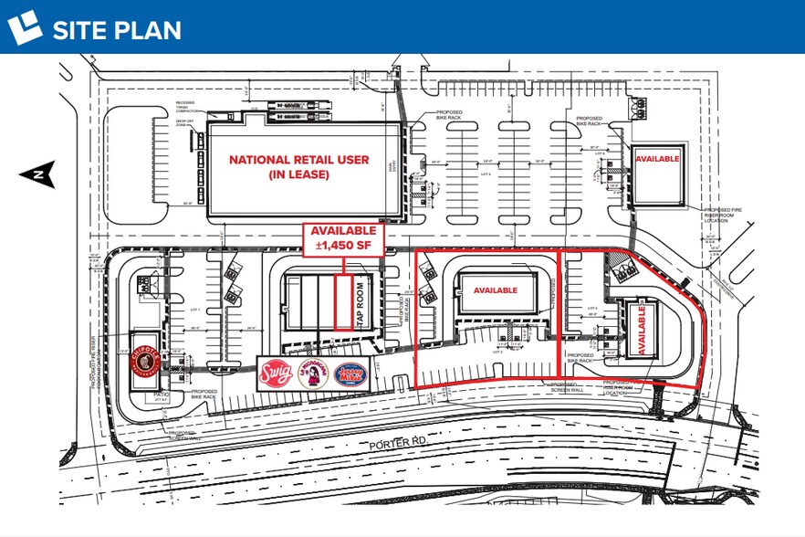 17542 N Porter Rd, Maricopa, AZ à louer - Plan de site - Image 2 de 3