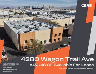 Plus de détails pour 4280 Wagon Trail Ave, Las Vegas, NV - Industriel à louer