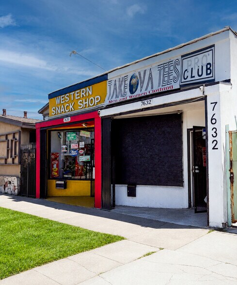 7630-7632 S Western Ave, Los Angeles, CA à vendre - Photo du bâtiment - Image 2 de 9