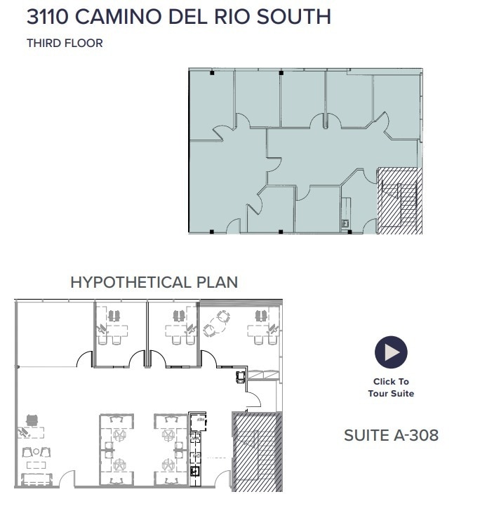 3110 Camino del Rio S, San Diego, CA for lease Floor Plan- Image 1 of 1