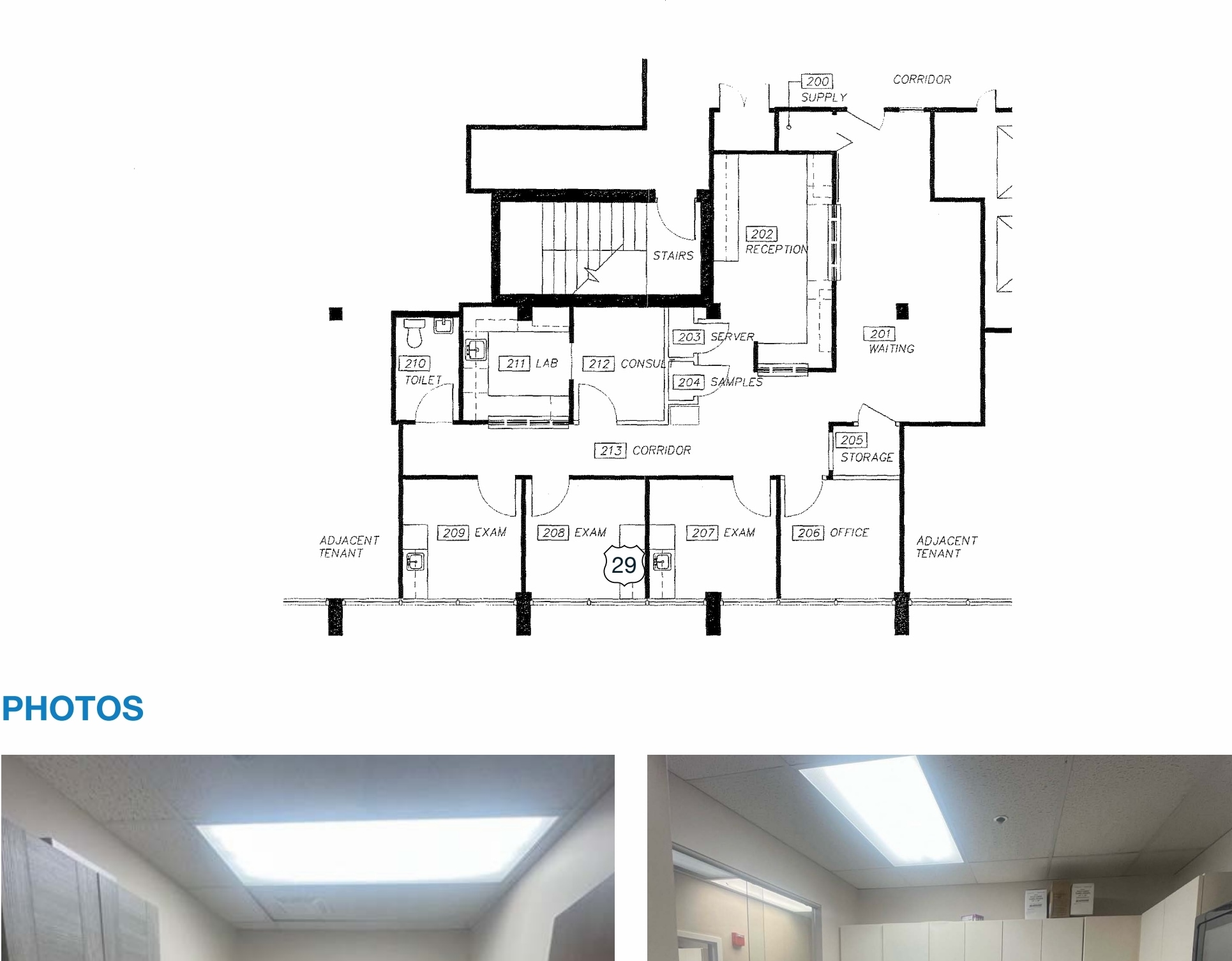 3905 National Dr, Burtonsville, MD à louer Plan d’étage- Image 1 de 2