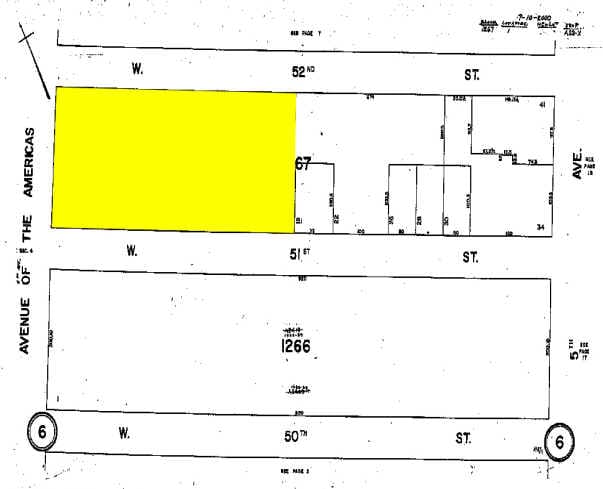 1290 Avenue of the Americas, New York, NY for lease - Plat Map - Image 2 of 10