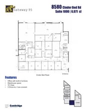 8500 Cinder Bed Rd, Lorton, VA à louer Plan d’étage- Image 1 de 1