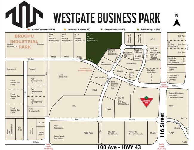 Plus de détails pour 11802 104 Ave, Grande Prairie, AB - Terrain à vendre