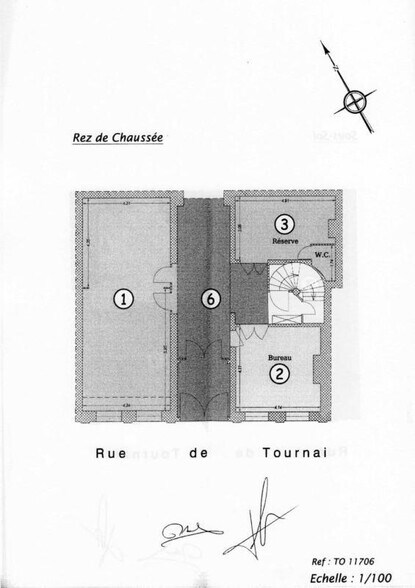 Retail in Tourcoing for lease - Floor Plan - Image 2 of 3