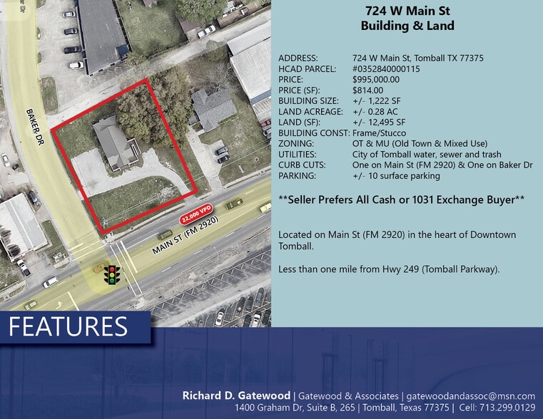 724 W Main St, Tomball, TX for sale - Building Photo - Image 2 of 16