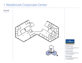 1 Westbrook Corporate Ctr, Westchester, IL for lease Floor Plan- Image 1 of 1