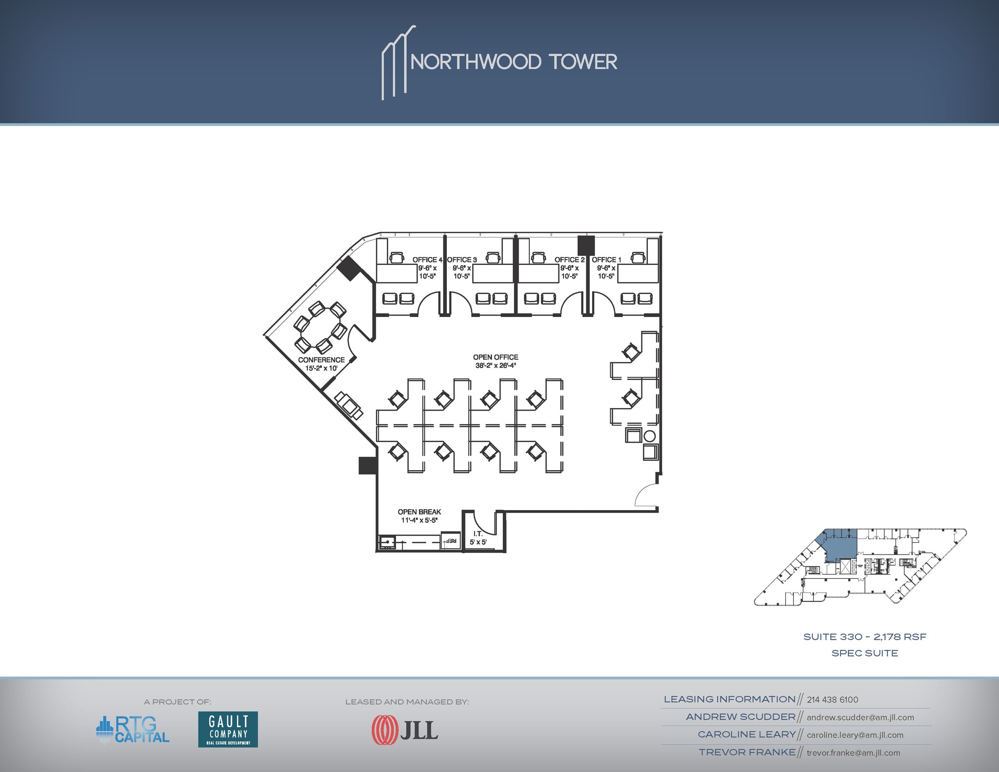 5757 Alpha Rd, Dallas, TX à louer Plan d’étage- Image 1 de 1