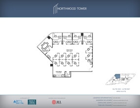 5757 Alpha Rd, Dallas, TX à louer Plan d’étage- Image 1 de 1