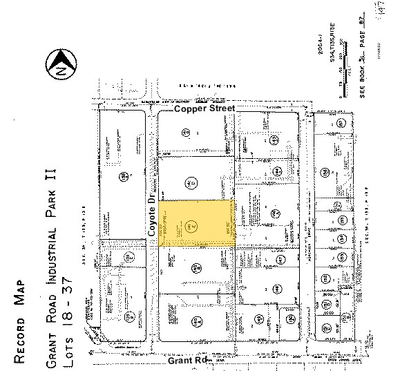 2500 N Coyote Dr, Tucson, AZ à louer - Plan cadastral - Image 2 de 14
