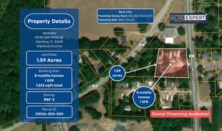 Plus de détails pour 13730 NW 140th St, Alachua, FL - Multi-résidentiel à vendre