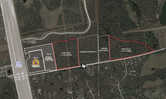 10 Acres - 43 Acres on FM 1185 - Owner Financed Property