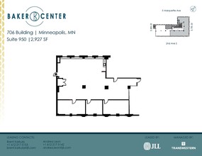 733 Marquette Ave, Minneapolis, MN à louer Plan d’étage- Image 1 de 1