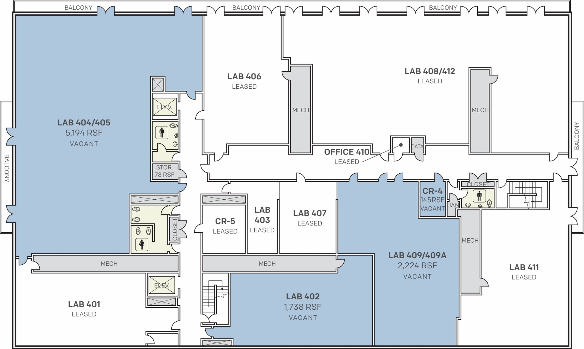 505 Coast Blvd S, La Jolla, CA for lease Floor Plan- Image 1 of 1