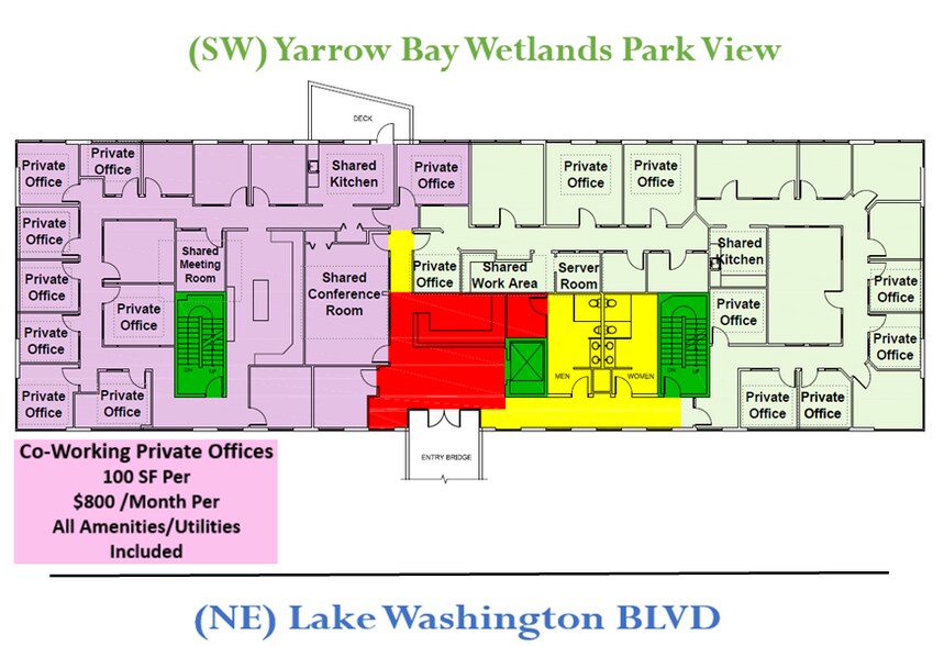 4055 Lake Washington Blvd NE, Kirkland, WA à louer - Photo du bâtiment - Image 3 de 8