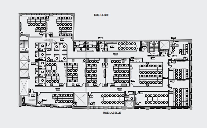 1265 Rue Berri, Montréal, QC for lease Floor Plan- Image 1 of 1