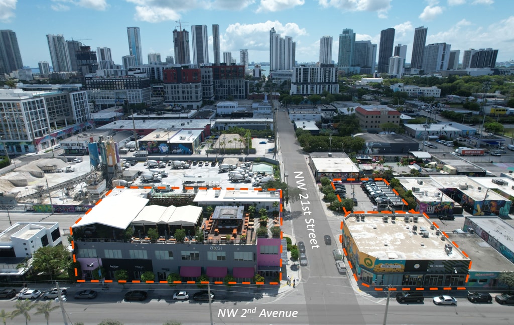 Wynwood NW 2nd Ave Mixed-Use Portfolio portfolio of 3 properties for sale on LoopNet.ca Aerial- Image 1 of 63
