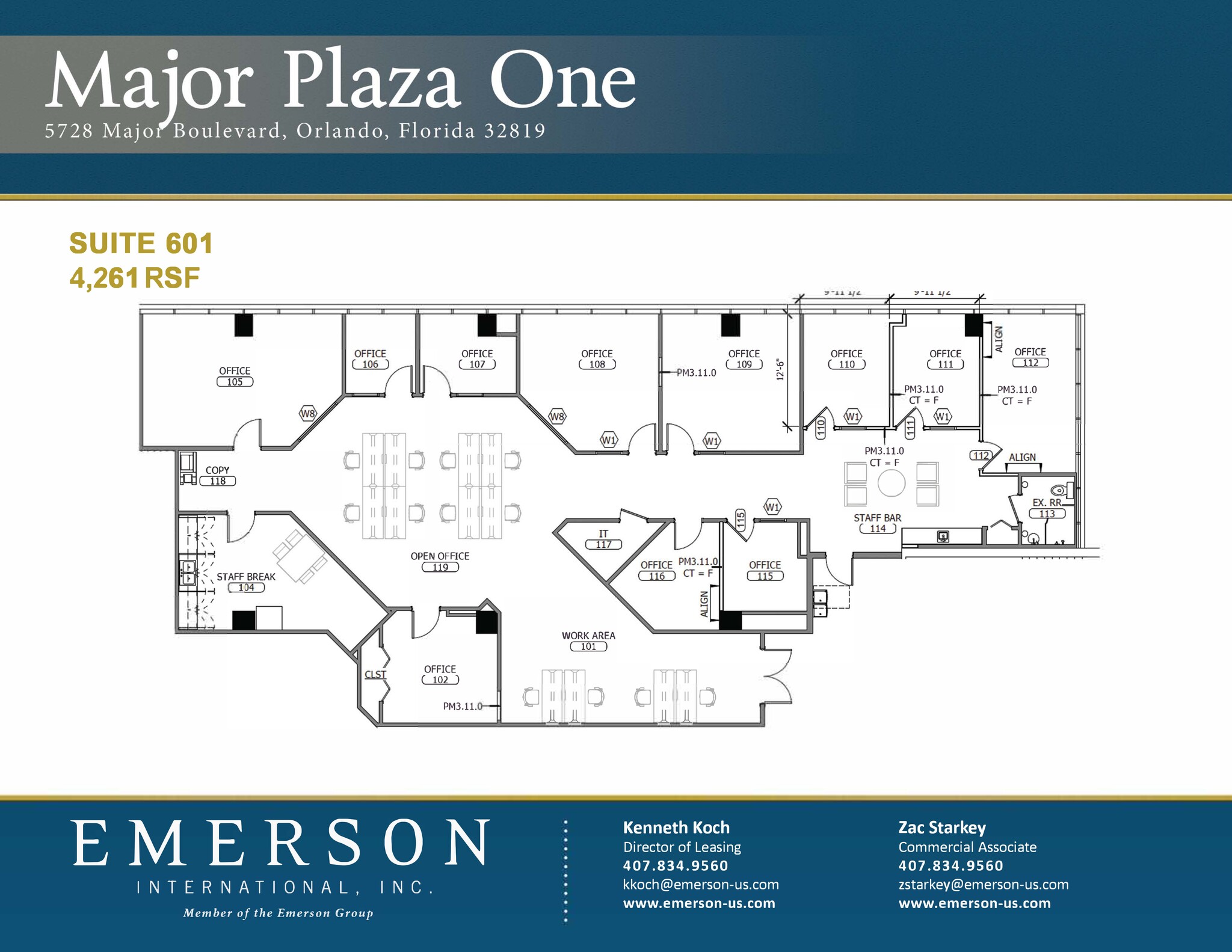 5750 Major Blvd, Orlando, FL à louer Plan de site- Image 1 de 1