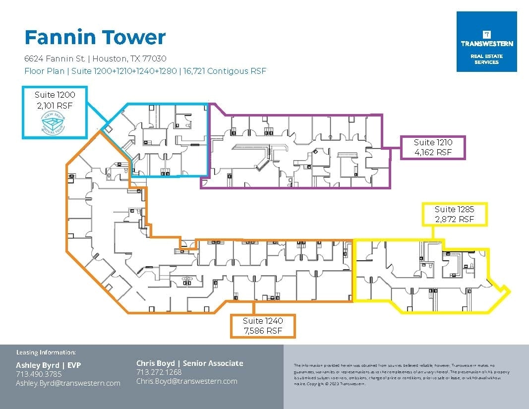 6624 Fannin St, Houston, TX for lease Floor Plan- Image 1 of 1