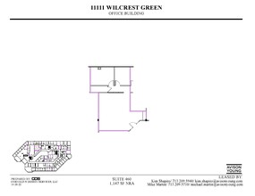 11111 Wilcrest Green Dr, Houston, TX for lease Floor Plan- Image 1 of 1