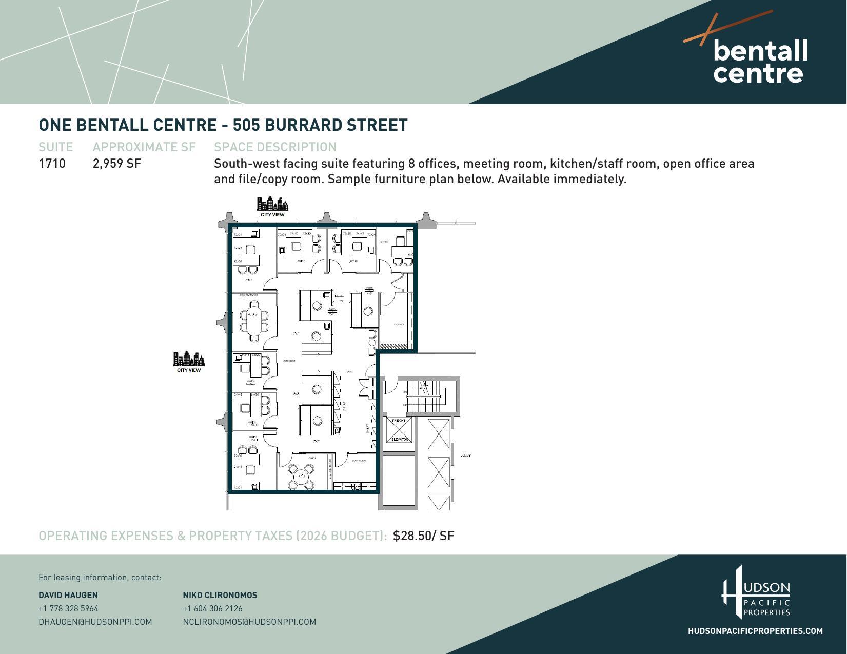 505 Burrard St, Vancouver, BC for lease Floor Plan- Image 1 of 1