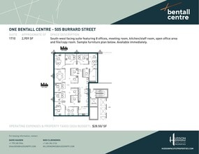505 Burrard St, Vancouver, BC for lease Floor Plan- Image 1 of 1