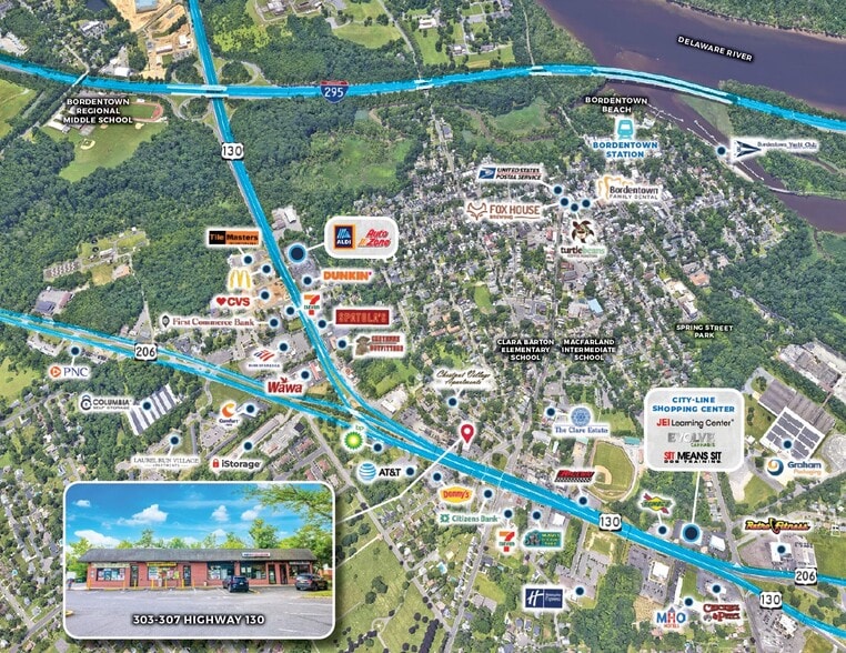 303 US Highway 130, Bordentown, NJ à vendre - Aérien - Image 2 de 17