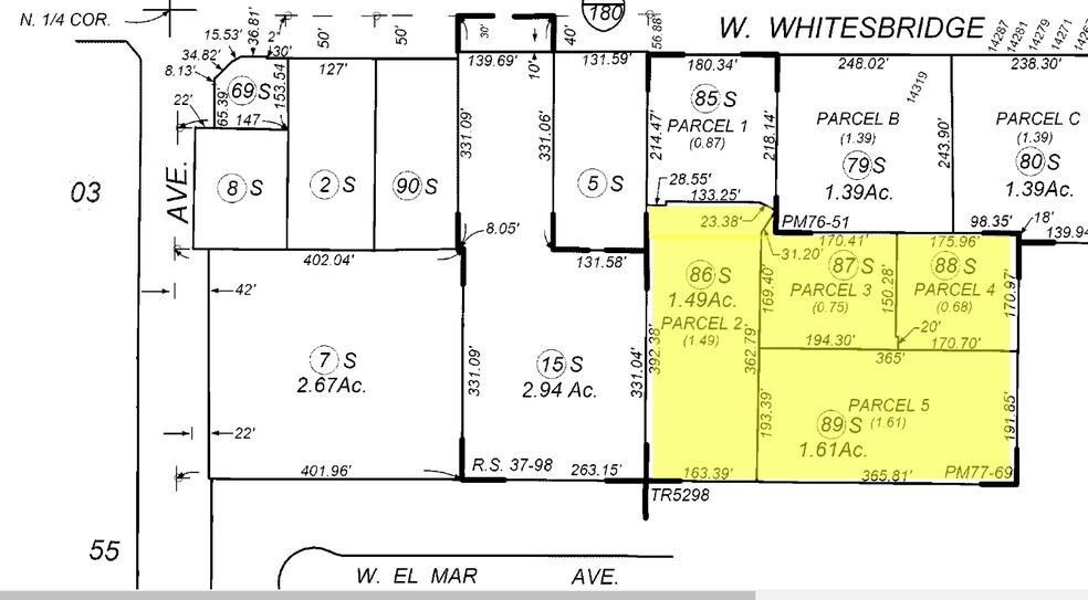 Cor Vineland & Whitesbridge Ave, Kerman, CA à vendre - Plan cadastral - Image 2 de 2