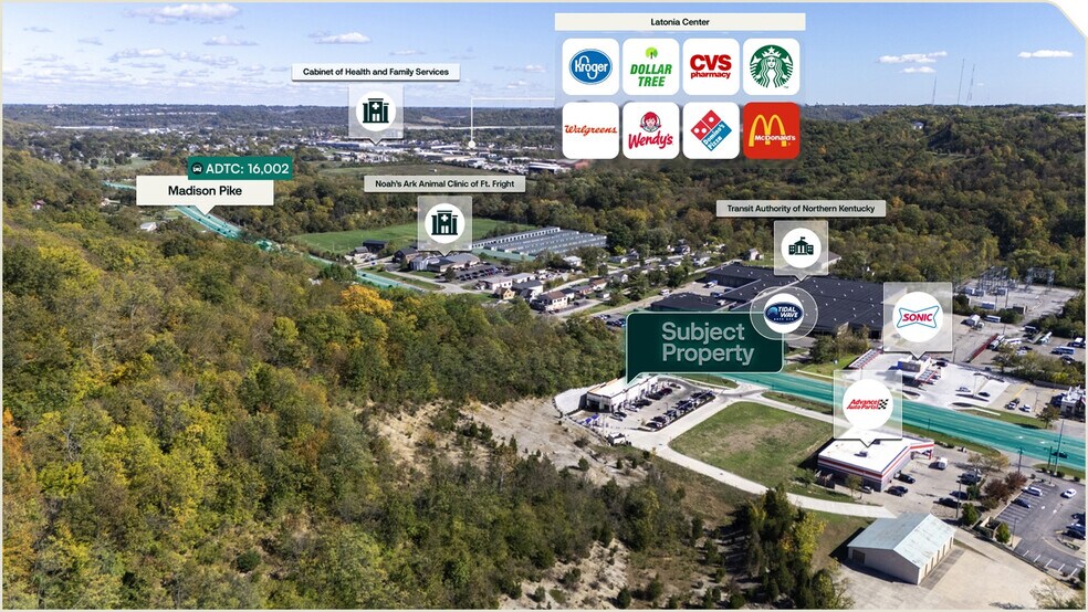 3388 Madison, Ft Wright, KY à vendre - Aérien - Image 3 de 3