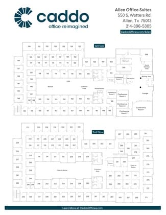 Plus de détails pour 550 S Watters Rd, Allen, TX - Coworking à louer