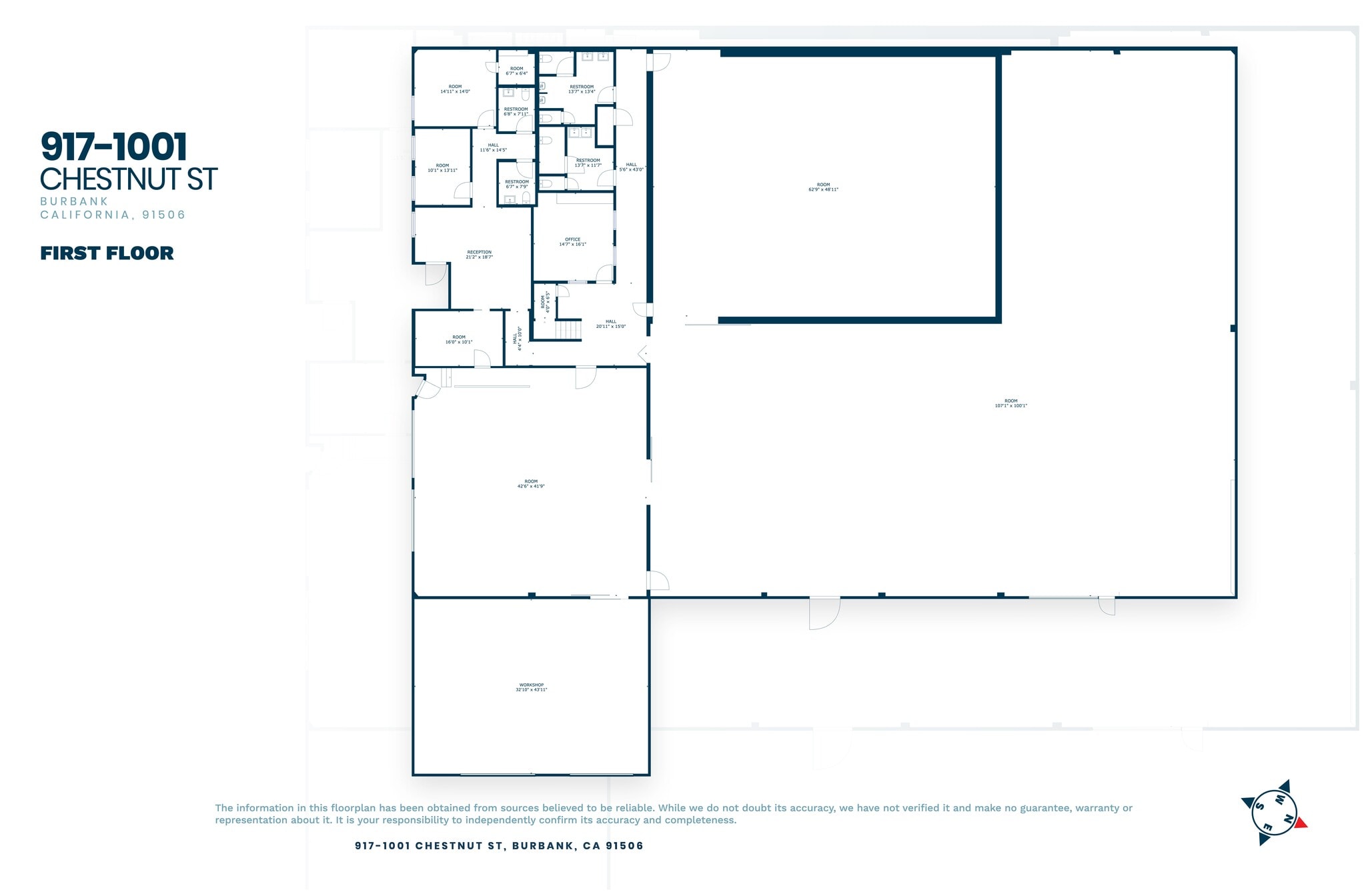 1001 Chestnut St, Burbank, CA for lease Site Plan- Image 1 of 1
