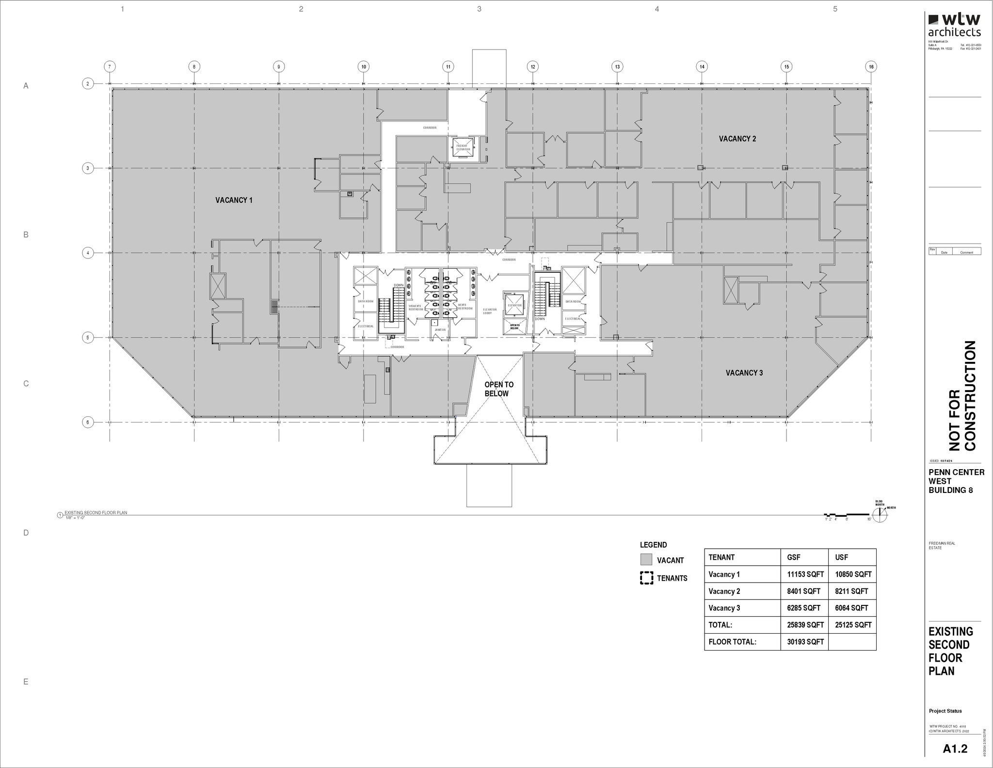 8 Penn Center West, Pittsburgh, PA à louer Plan d’étage- Image 1 de 5