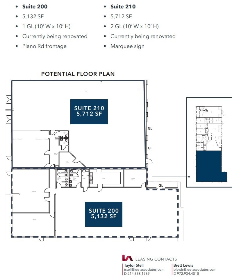 11550 Plano Rd, Dallas, TX for lease Floor Plan- Image 1 of 1