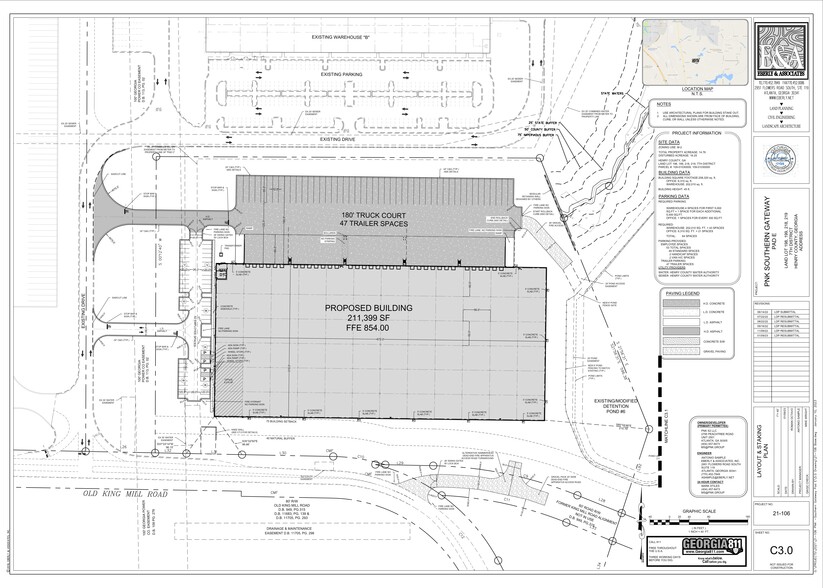 1305 Hwy 42 South, Mcdonough, GA à louer - Plan de site - Image 3 de 3