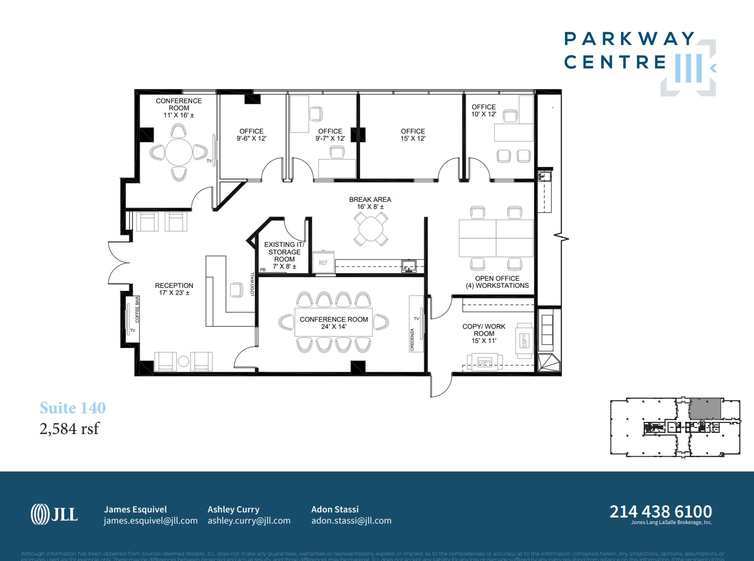 2745 Dallas Pky, Plano, TX à louer Plan d’étage- Image 1 de 1