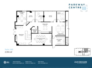 2745 Dallas Pky, Plano, TX à louer Plan d’étage- Image 1 de 1