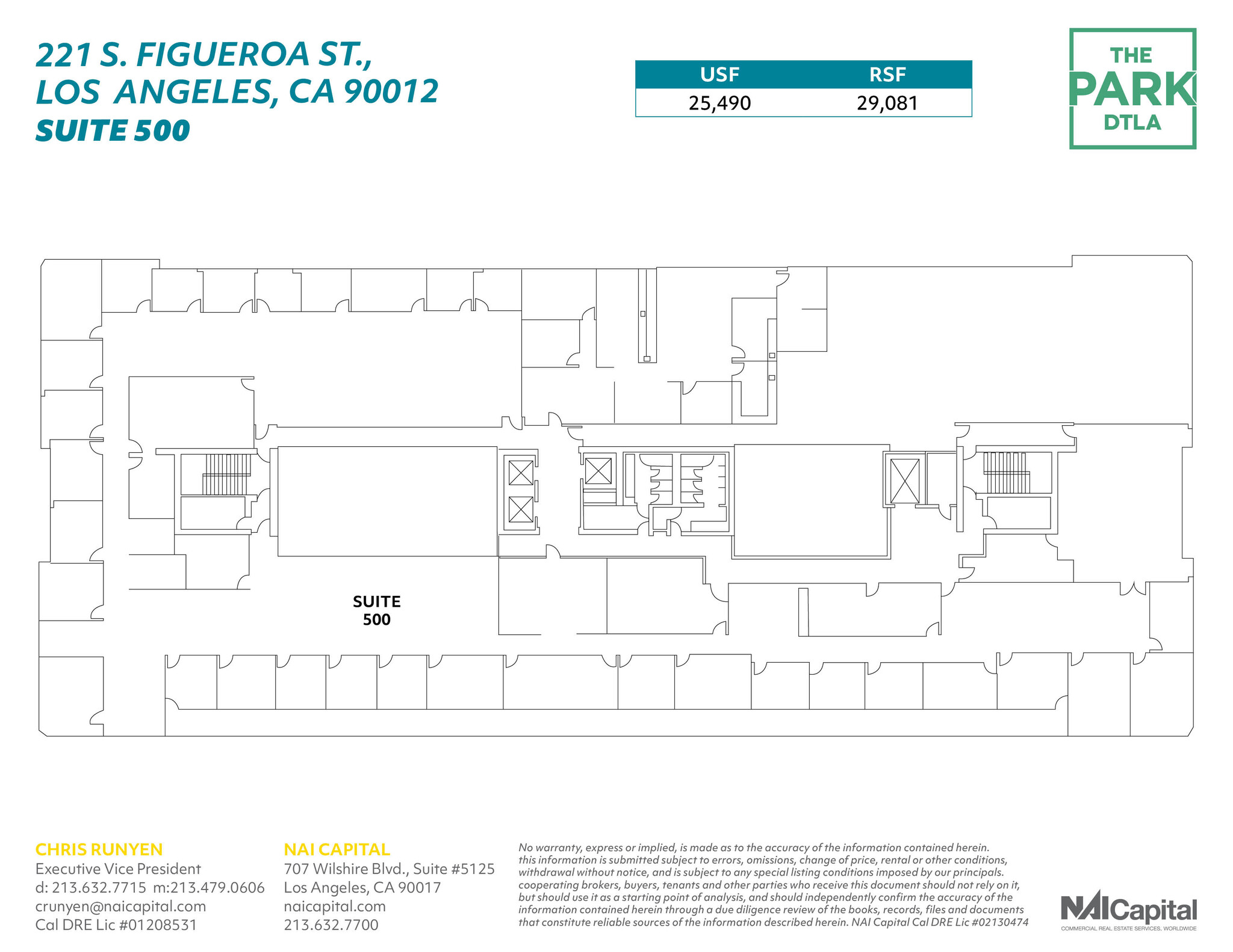 261 S Figueroa St, Los Angeles, CA for lease Floor Plan- Image 1 of 2